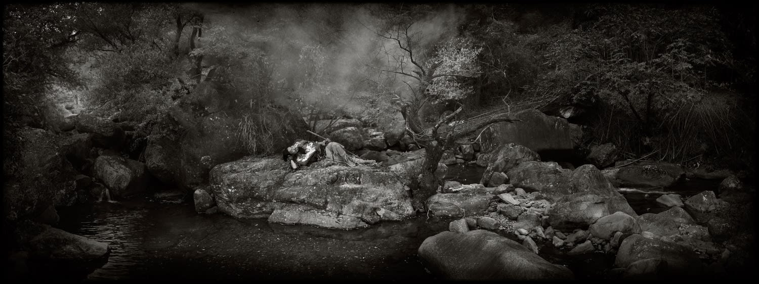 Maleonn A sleeping banished offender Digital photography & Inkjet print 60 X160 cm