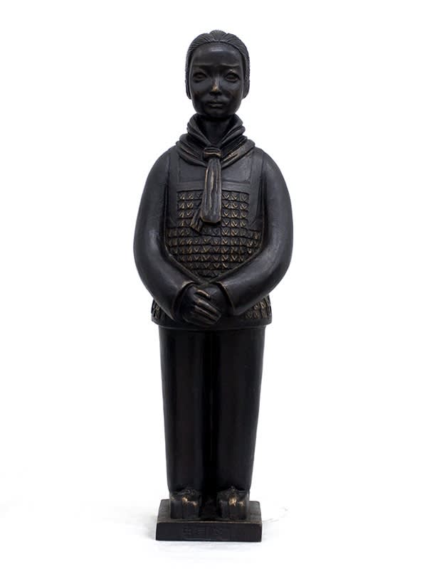 Prune Nourry Mini Terracotta Daughter #4 Bronze 30 cm