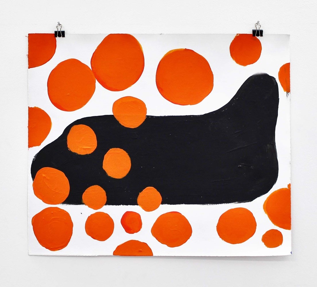 Castelbajac Abysse drawing on paper 41 x 48,5 cm