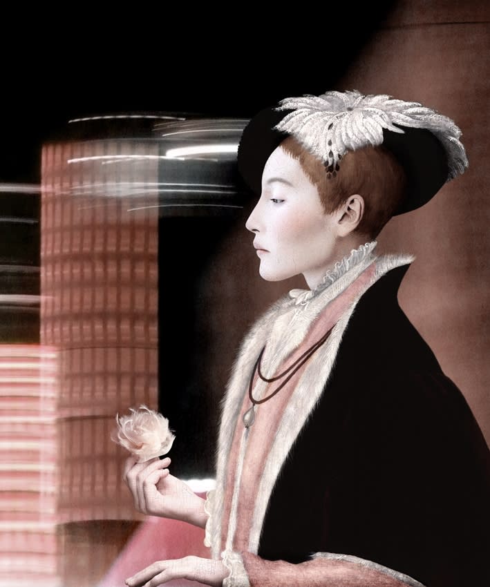 Sabine Pigalle #55-After William Scrots Tirage lambda sur papier metal Fujiflex, contrecollage polycarbonate, encadrement bois noir, verre musee anti reflet-anti UV 140x120 cm encadre 140x120 cm with frame