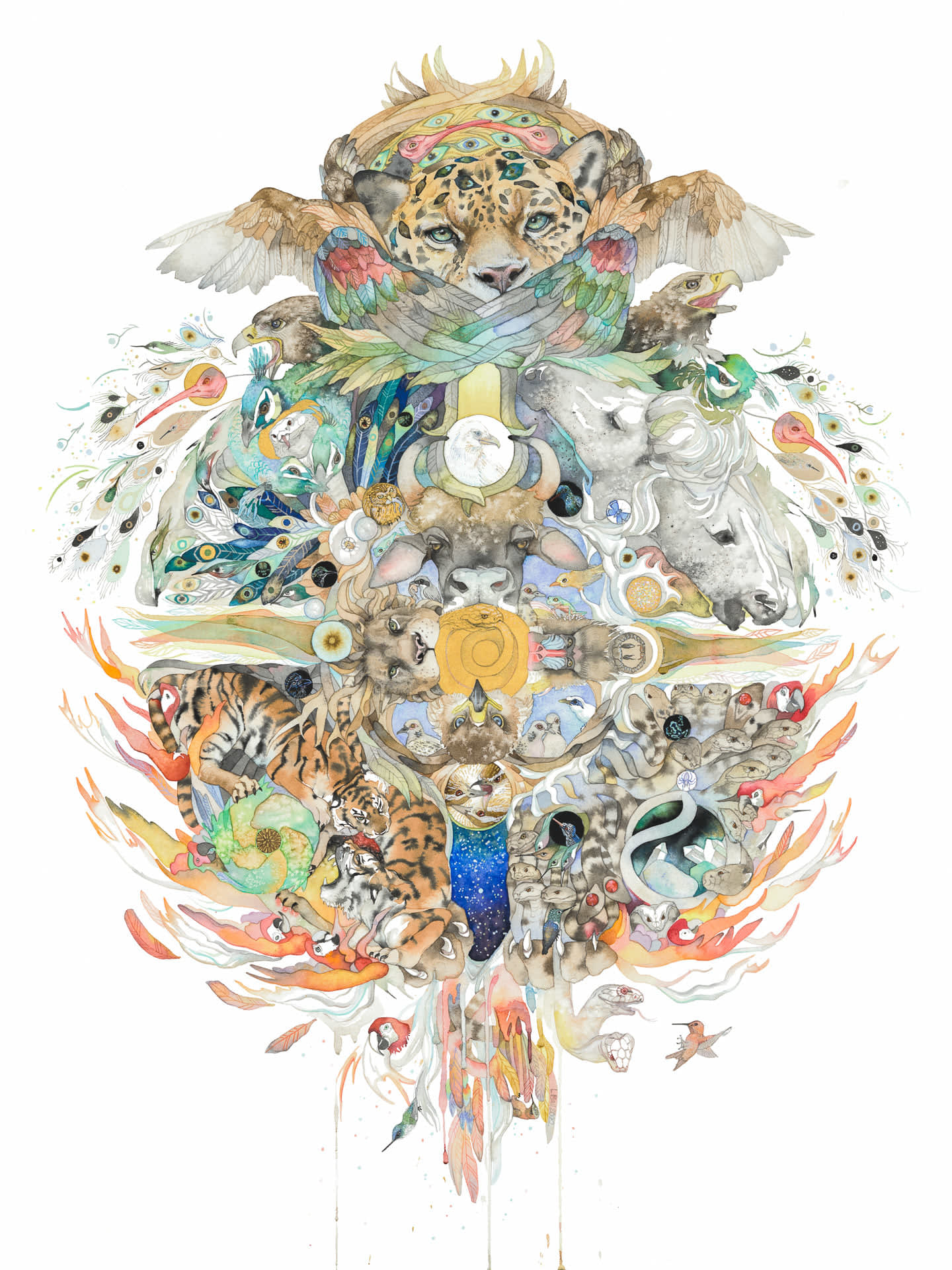 Laura Ball, The Burning One (Leopard Gates), 2022