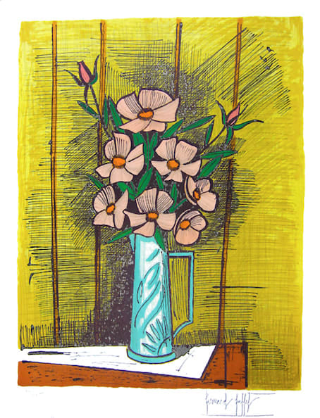Bernard Buffet, Camelias et Roses, 1982