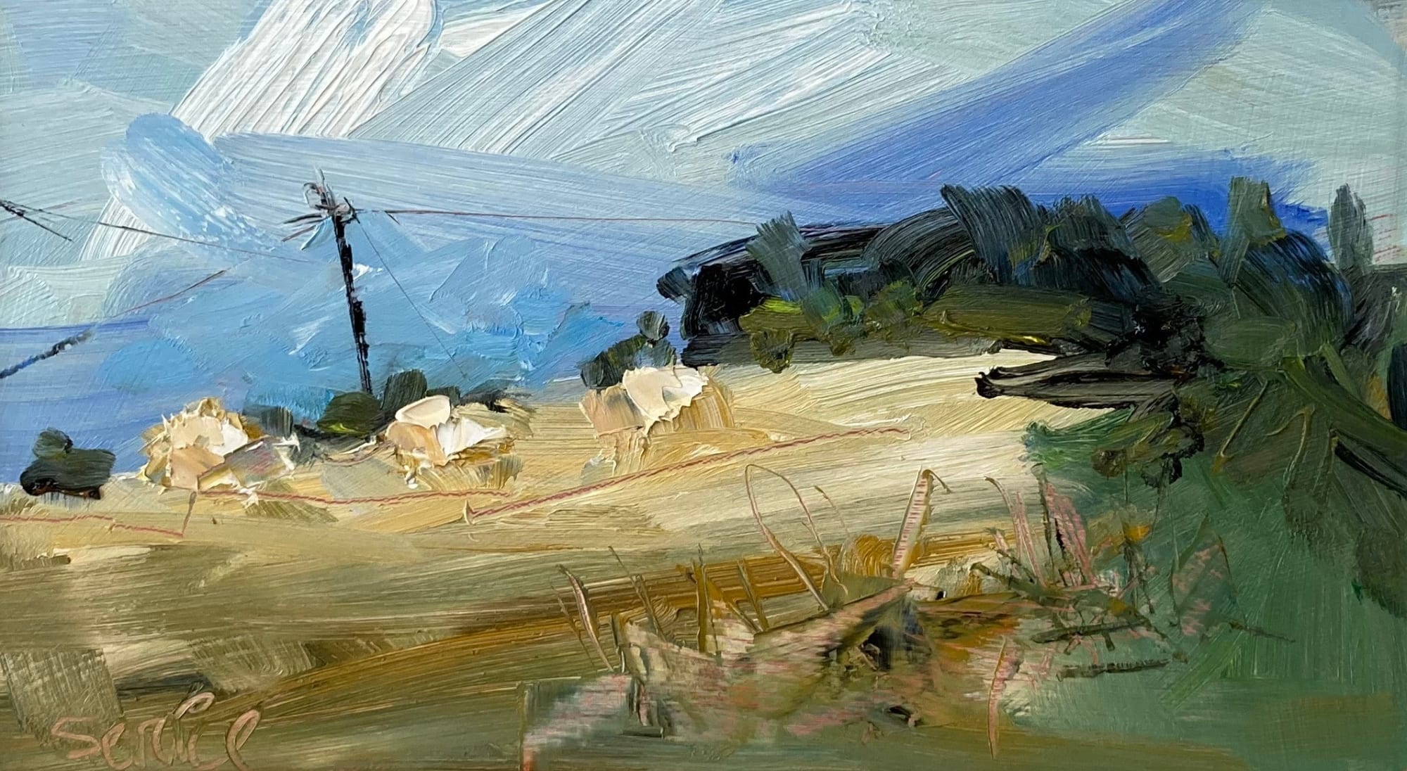 Mike Service, Somerset Hay Bales