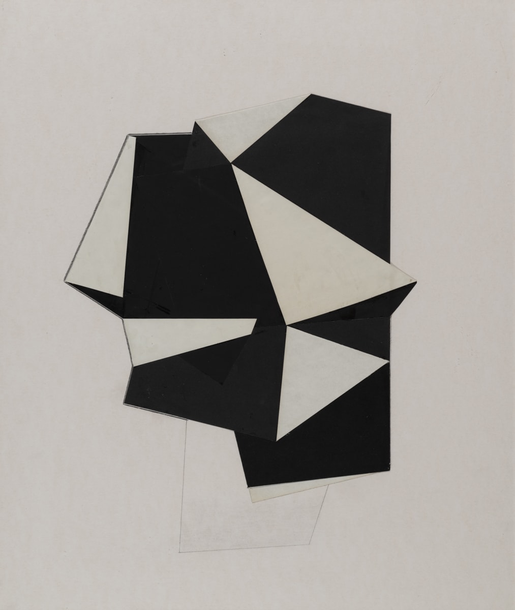 George Dannatt, Projection Collage in Black and White, 1986