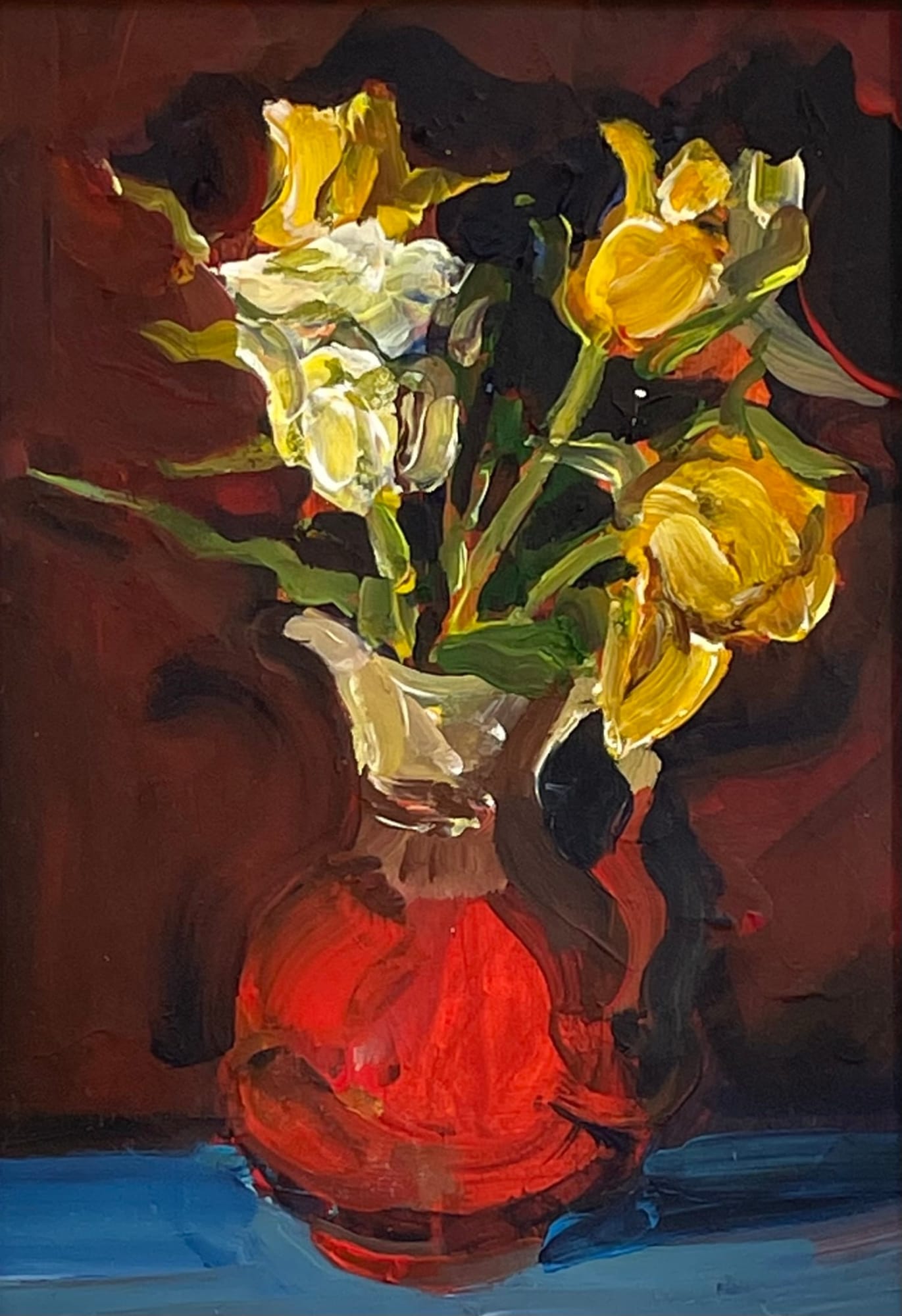 Lawrence Quigley, Roses in a Red Pot