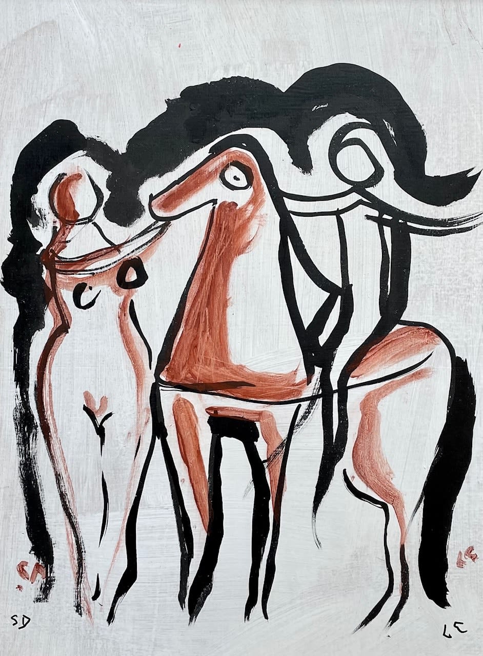 Lydia Corbett (née Sylvette David), Mother, Son and Horse