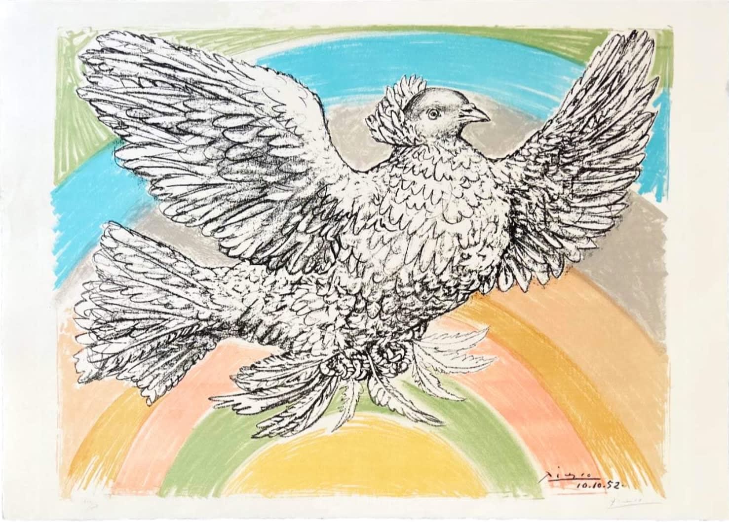 Pablo Picasso, La Colombe Volant, 1952