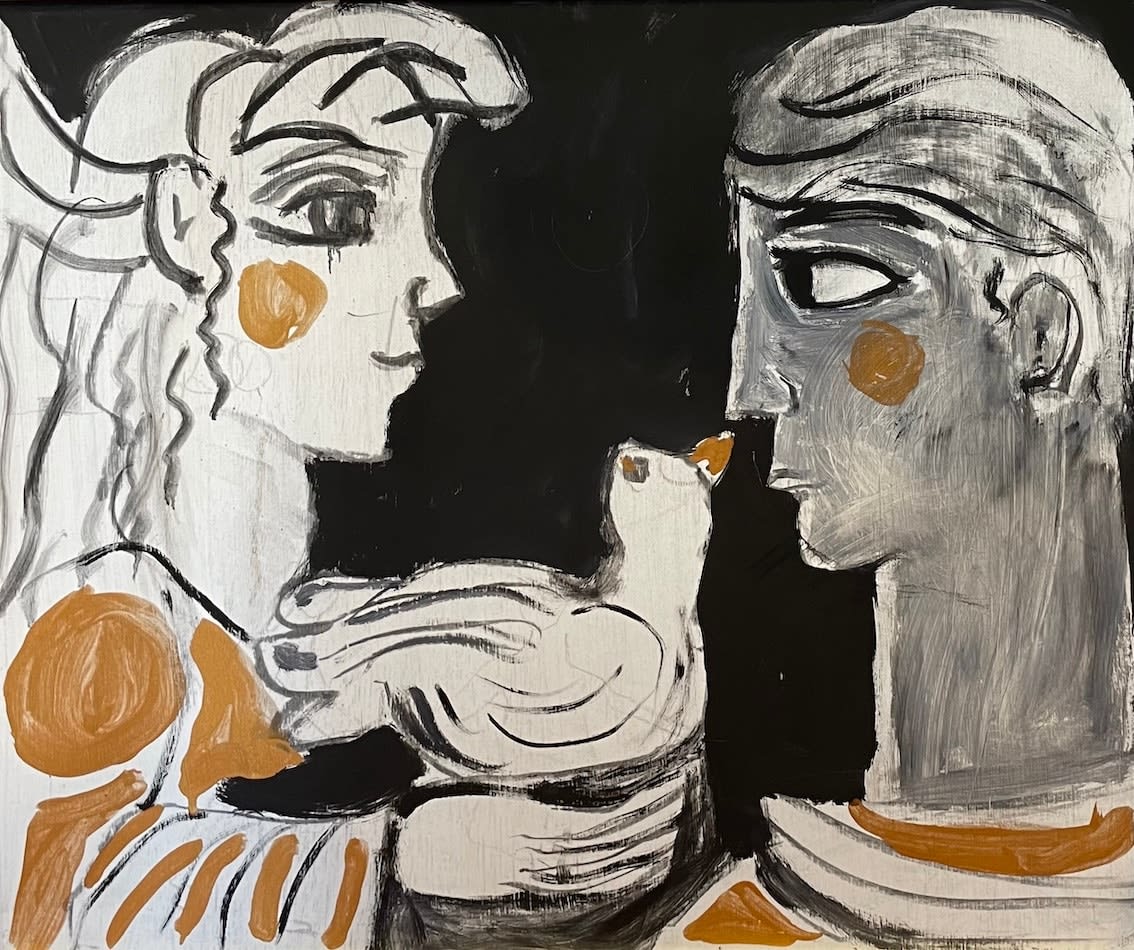 Lydia Corbett (née Sylvette David), Enzo and Valeria with the Dove