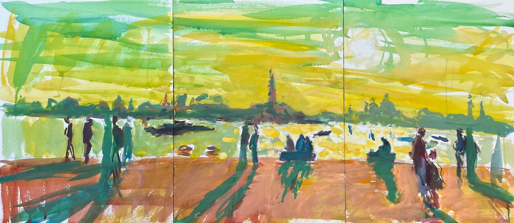 Hugo Grenville, Looking West from the Giardini, Venice