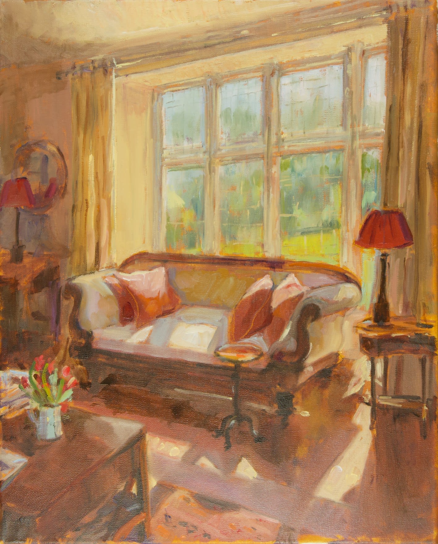 Sue Wales, Sunlight Through a Window
