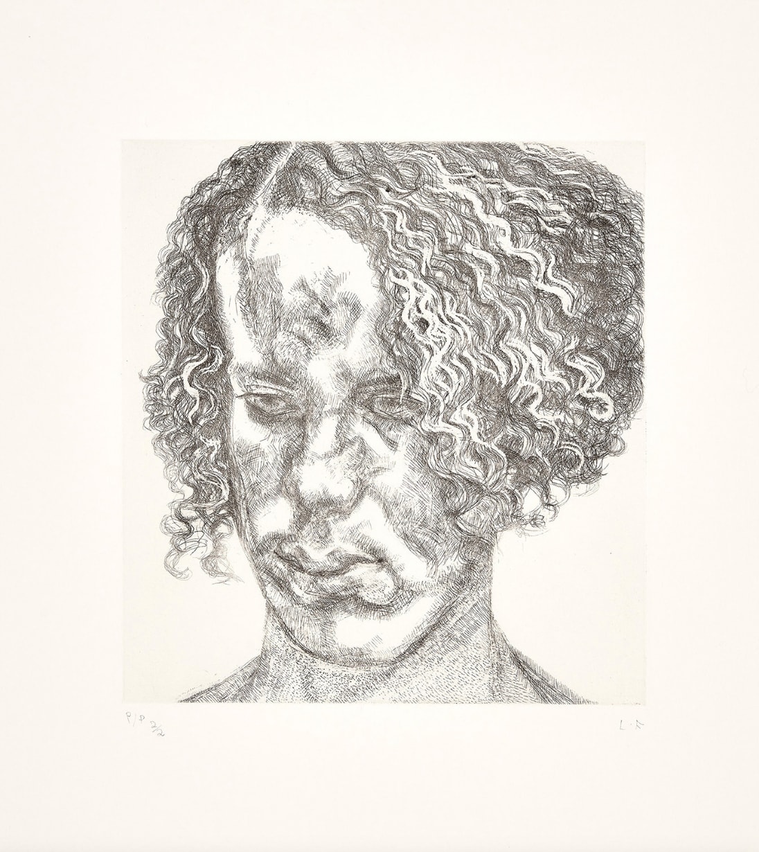 Lucian Freud, Portrait of a Girl, 2004