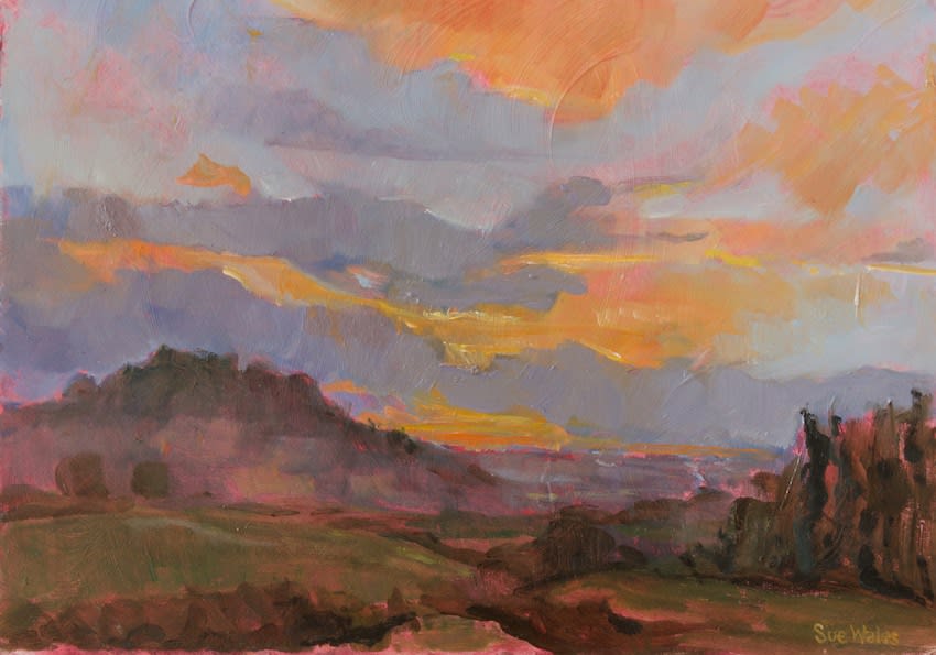 Sue Wales, Sunset Over Beechen Cliff