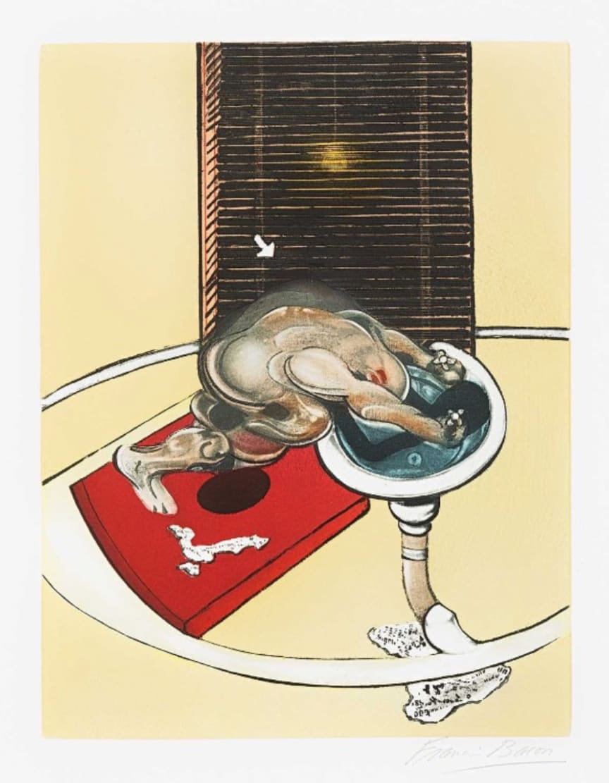 Francis Bacon, L’Homme au Lavabo, 1978