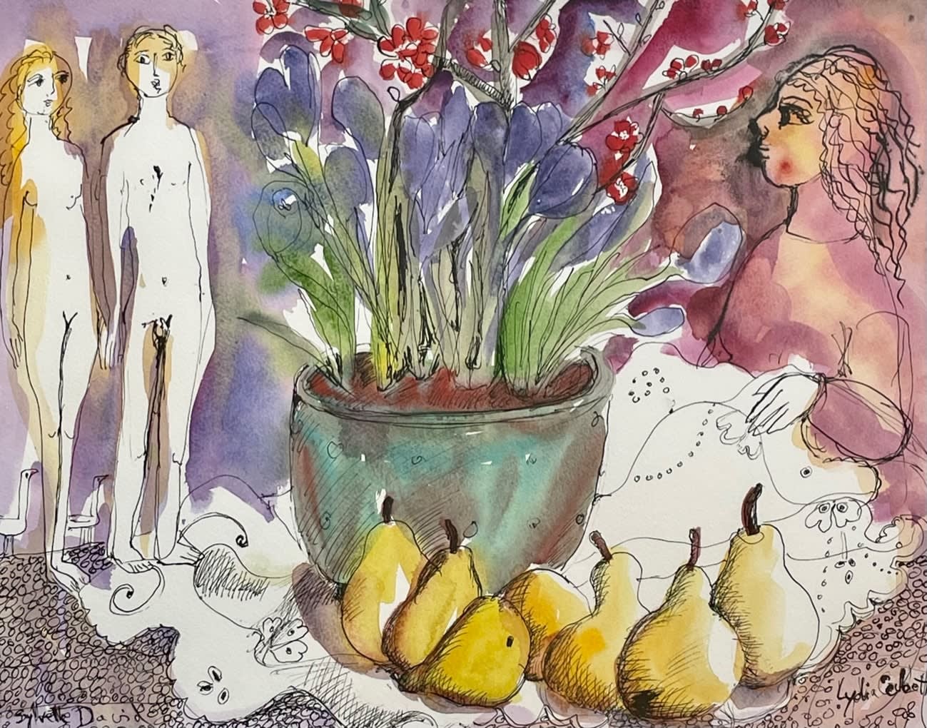 Lydia Corbett (née Sylvette David), The Lovers with Pears