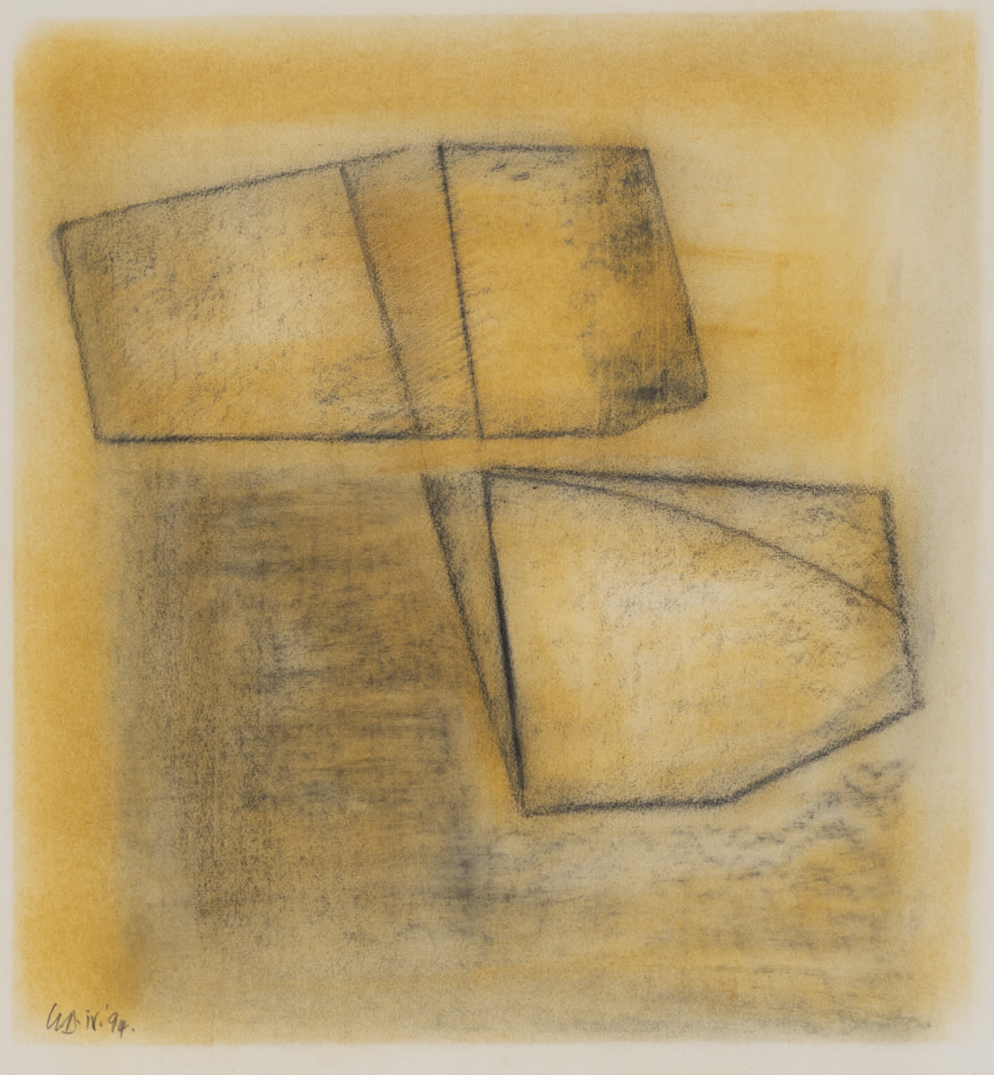 George Dannatt, Relating Images on Fleeting Yellow, 1994