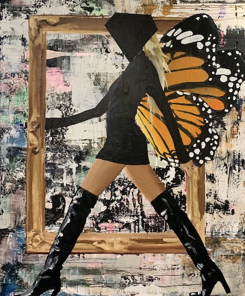 Daniel Maltzman, Butterfly Art Thief, 2022