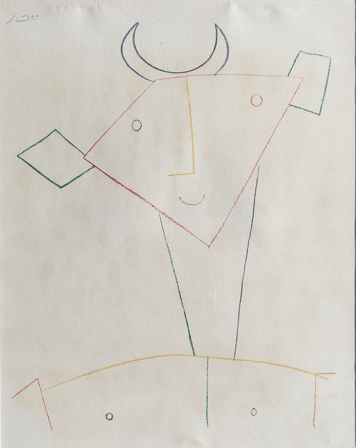 Pablo Picasso, Buste De Faune, 1965