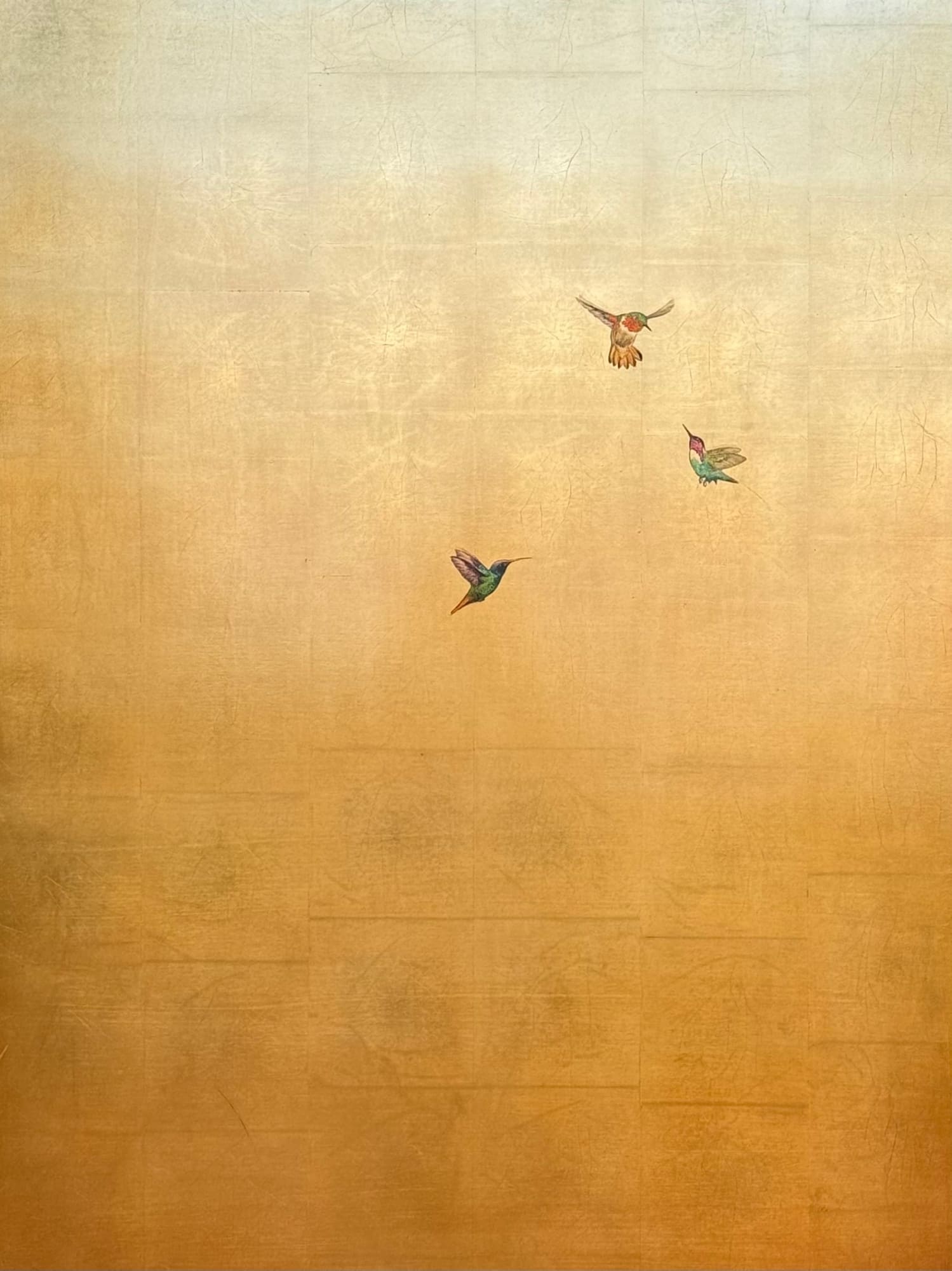 Carolyn Reynolds, Trio in Golden Light, 2024