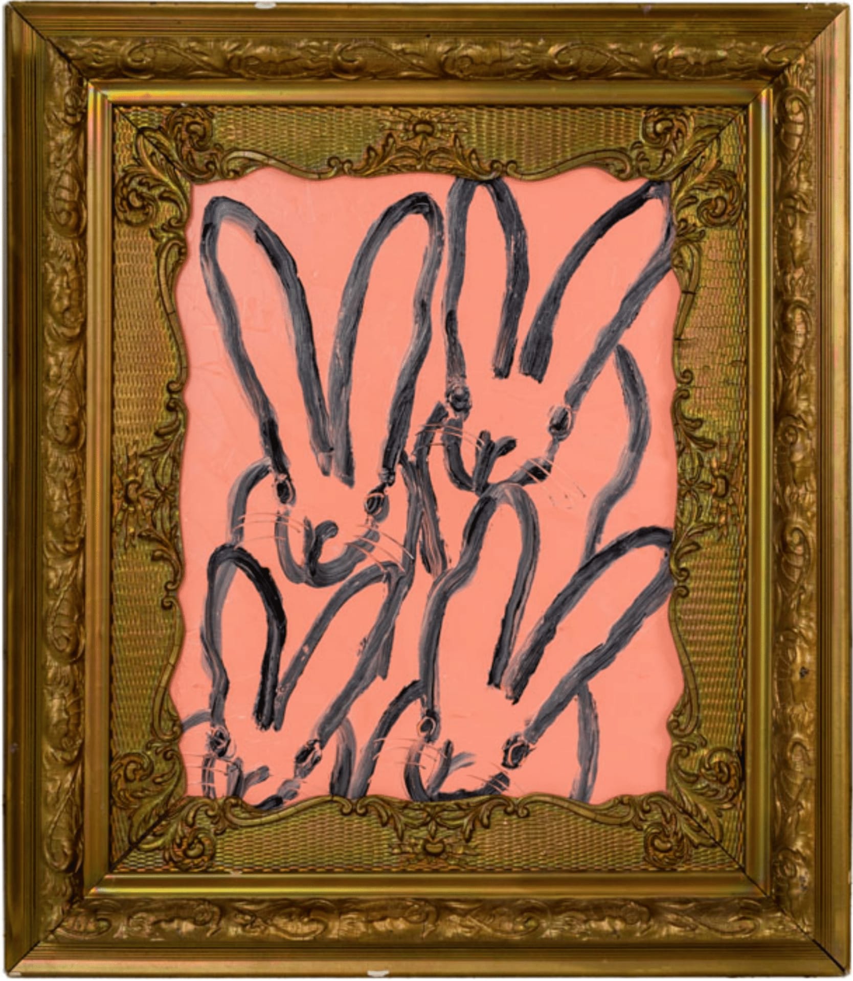 Hunt Slonem, Pink Plan, 2021