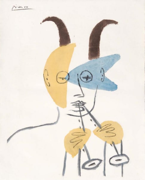Pablo Picasso, Faune a La Diaule, 1956