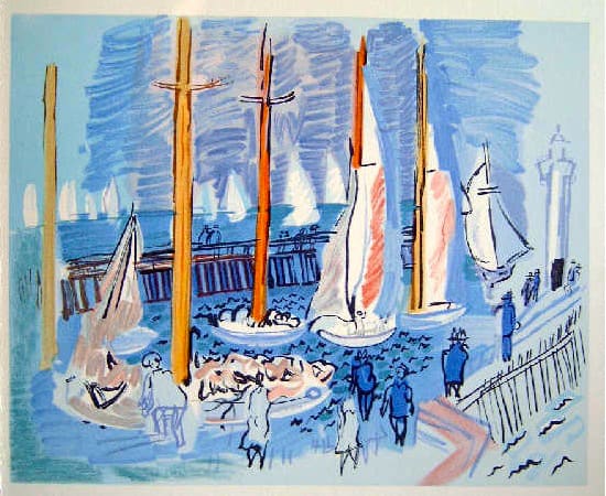 Raoul Dufy, Regates (The Races), 1965