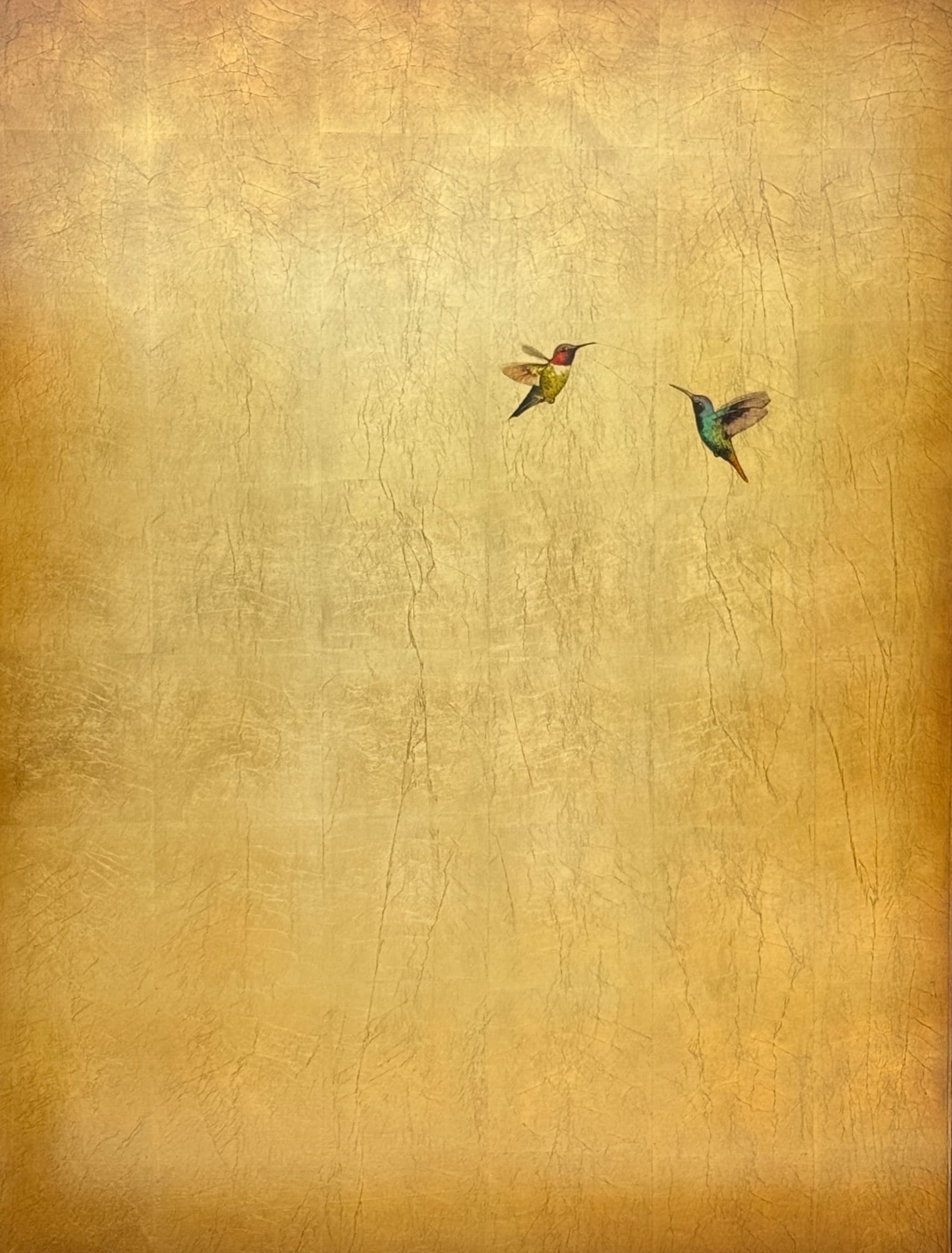 Carolyn Reynolds, Duet Over Gold, 2025