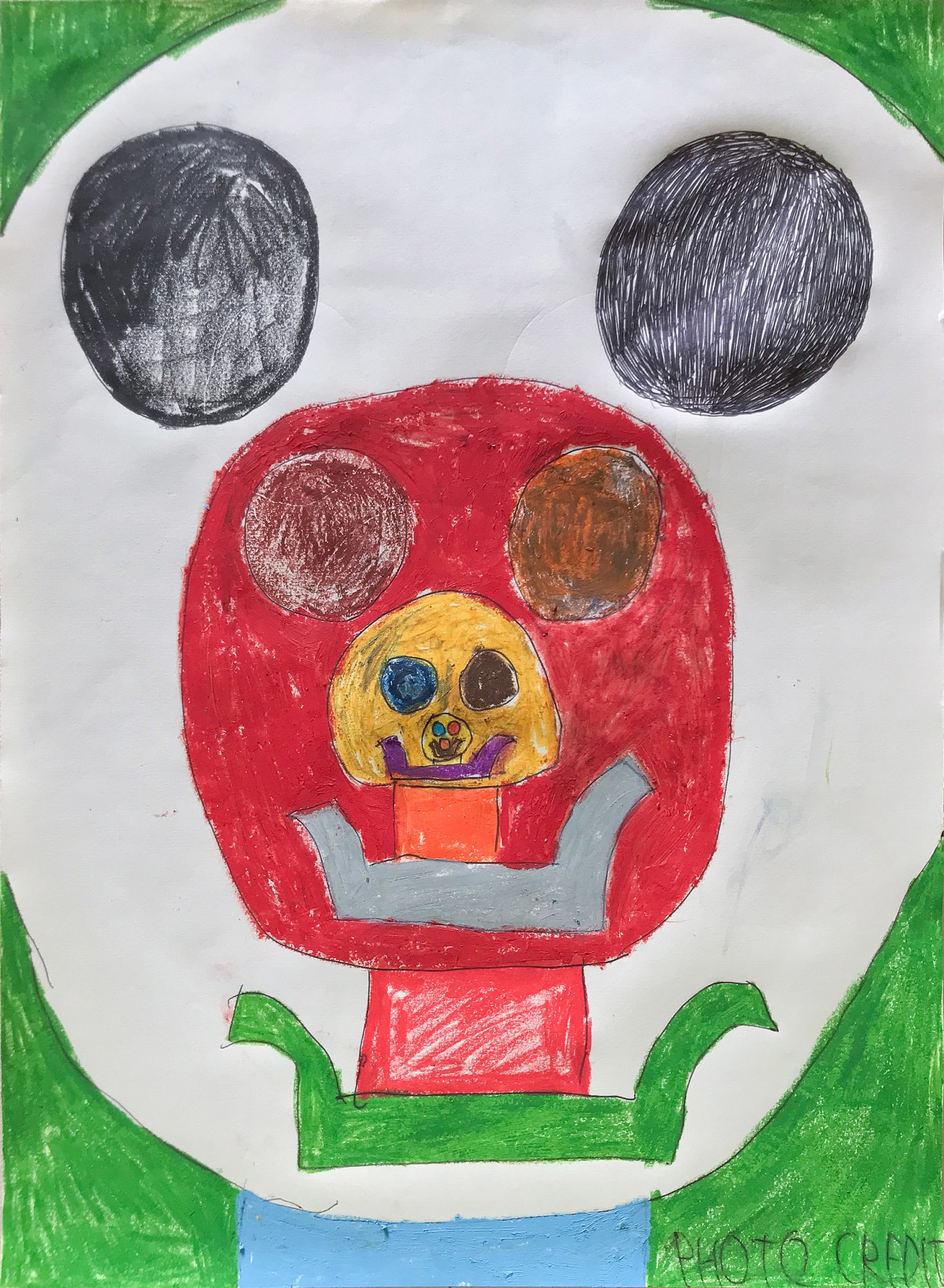 Mike Swaney, Nose becometh face, 2021