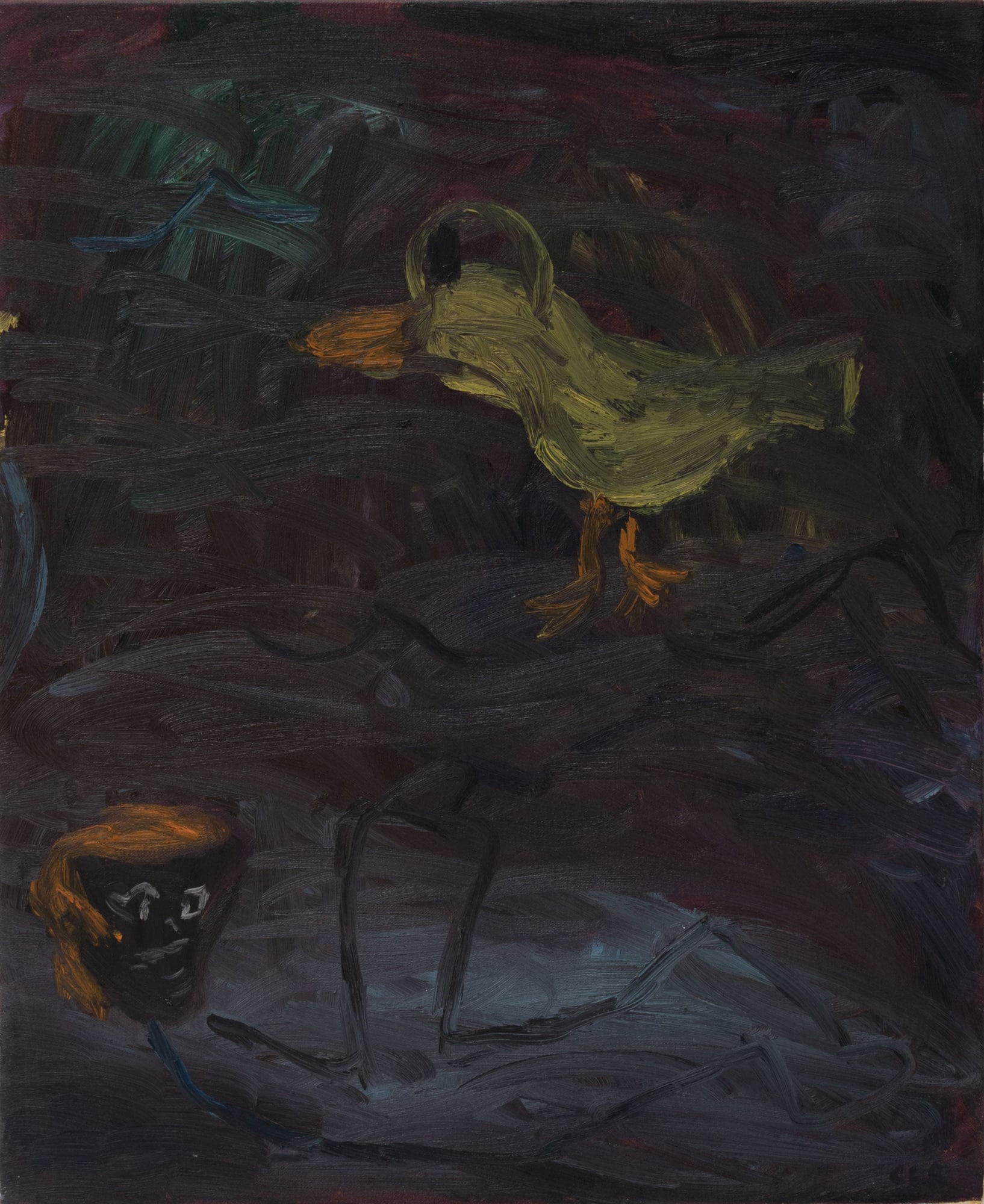 Cristina Lama, En el estanque, 2020