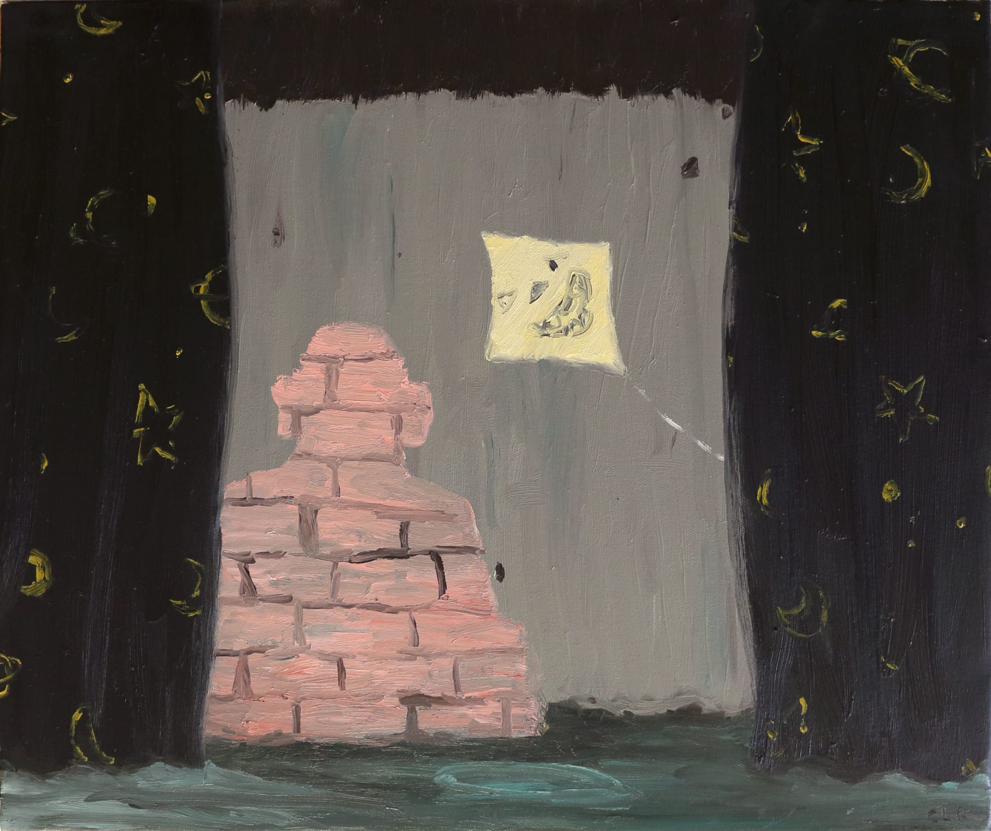 Cristina Lama, Muro y cometa, 2019