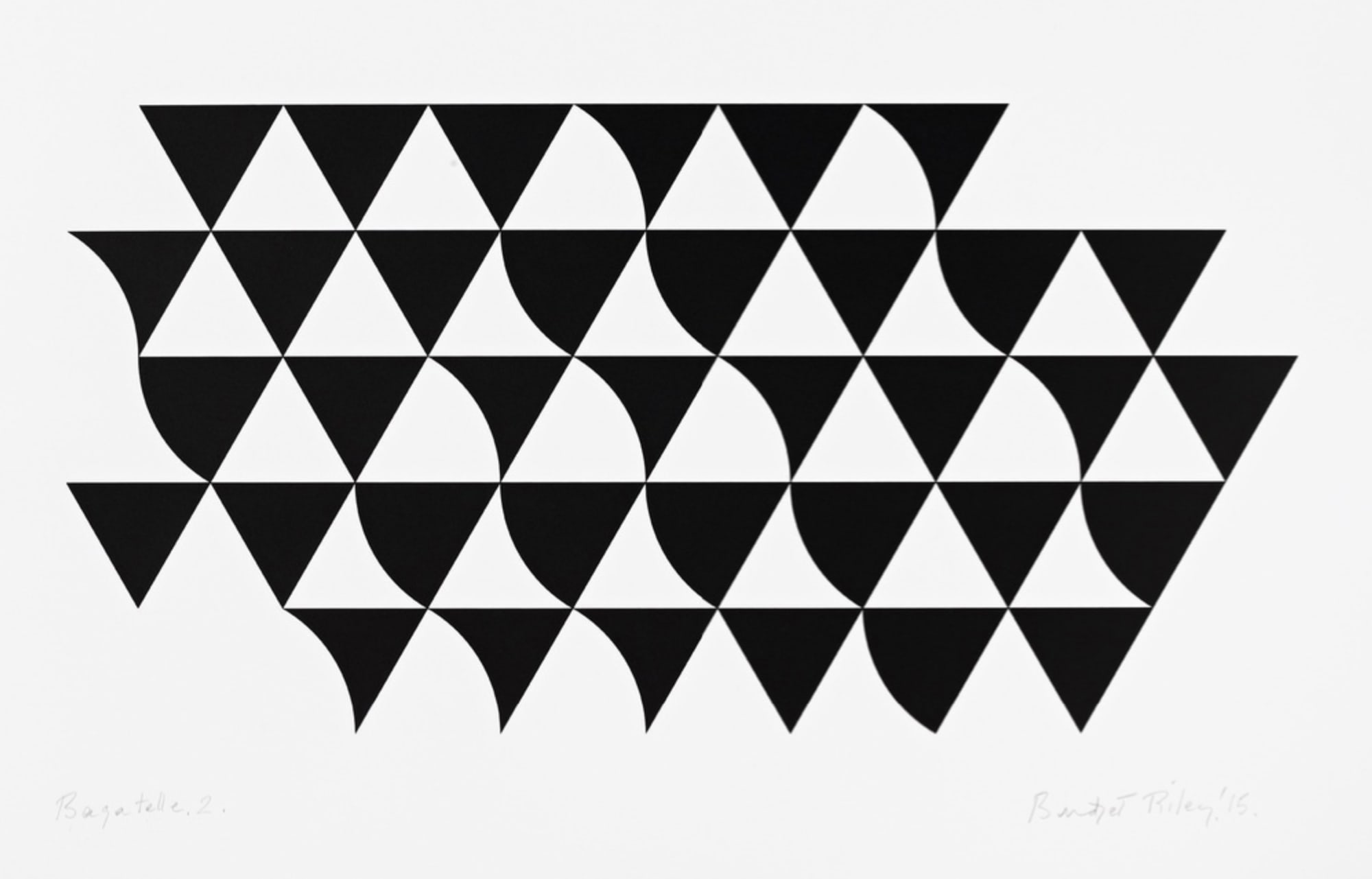 Bridget Riley, Bagatelle 2, 2015