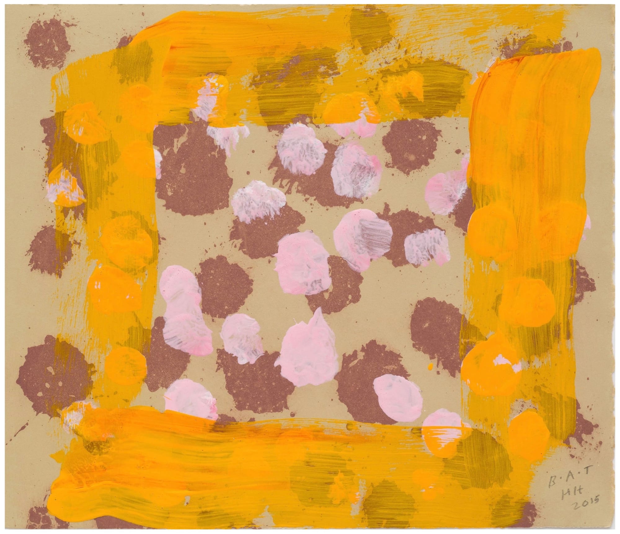 Howard Hodgkin, Raspberry Crumble, 2015-16