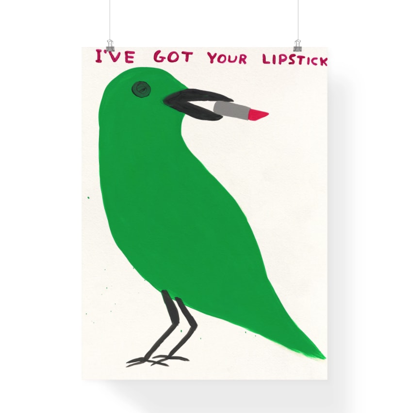 David Shrigley, I've got your lipstick, 2021