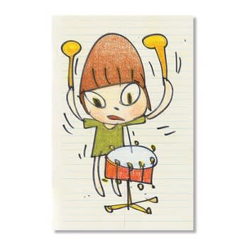 Yoshitomo Nara, Banging the Drum, 2020