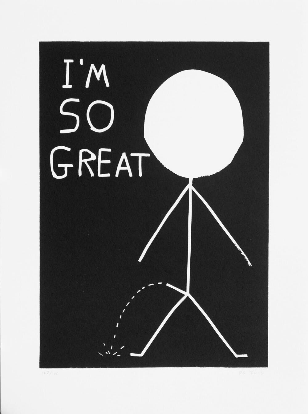 David Shrigley, I'm so Great, 2014