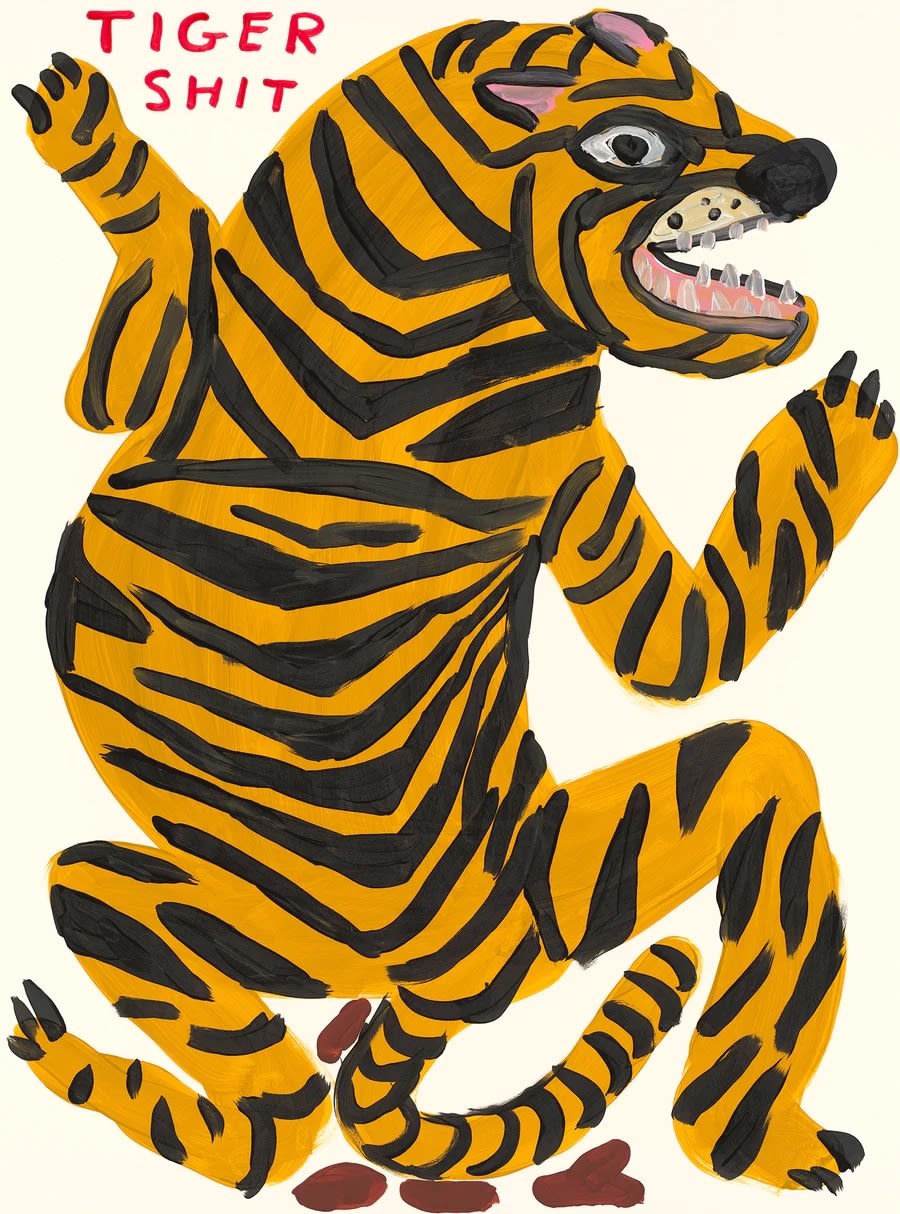 David Shrigley, Tiger Shit, 2021
