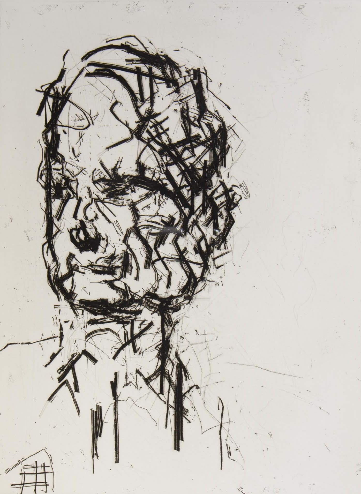 Frank Auerbach, David Landau, 2007