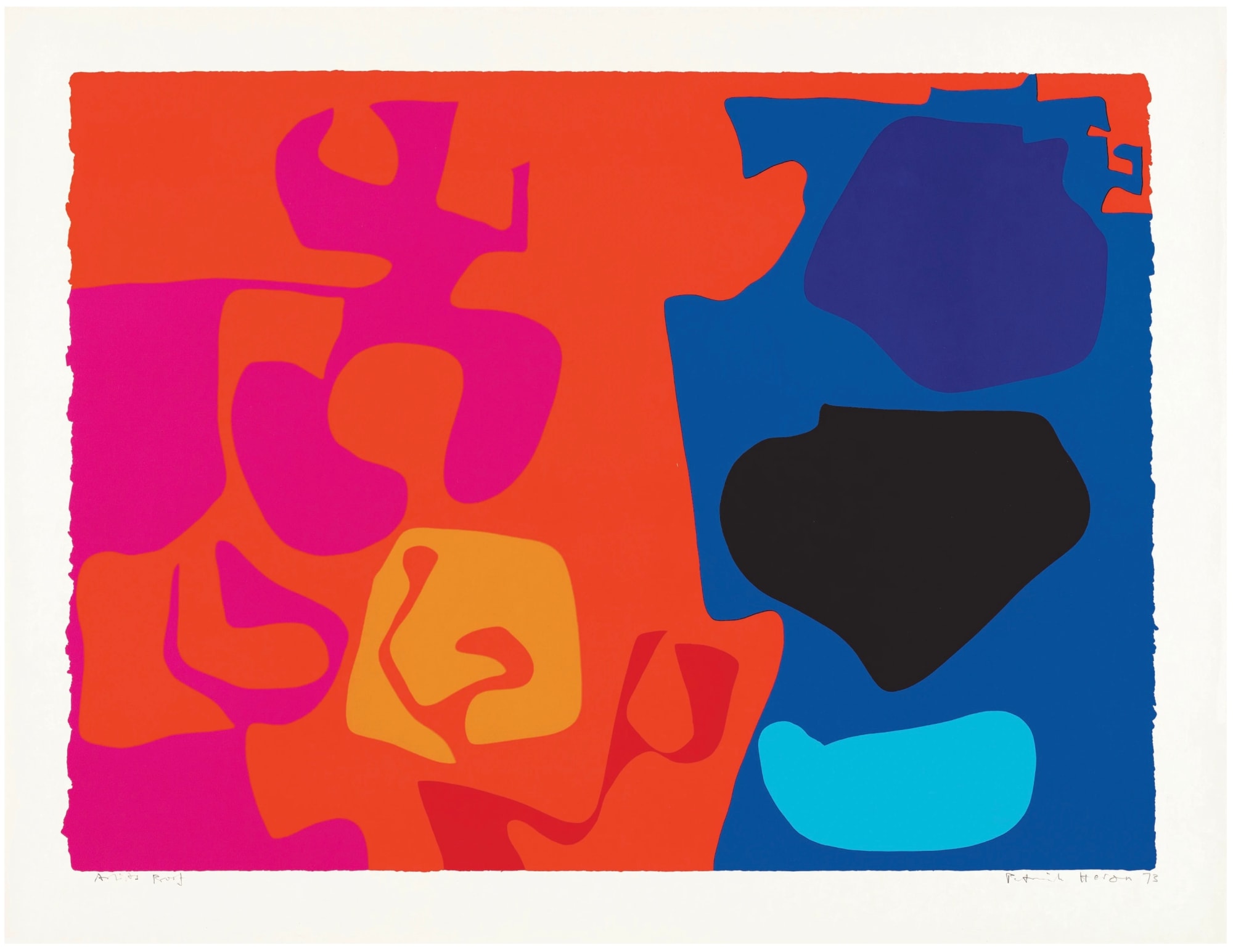 Patrick Heron, January 1973 : 8, 1973