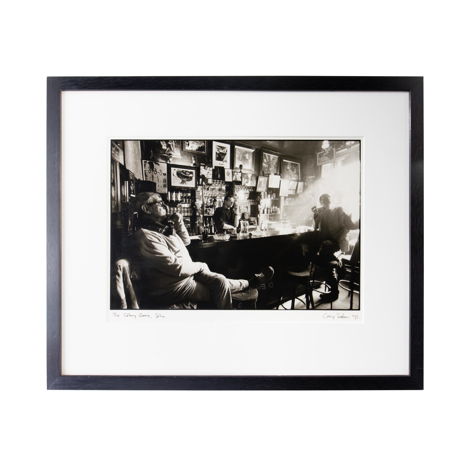 Craig Easton, The Death of Francis Bacon, Colony Room, Soho, London, 1992