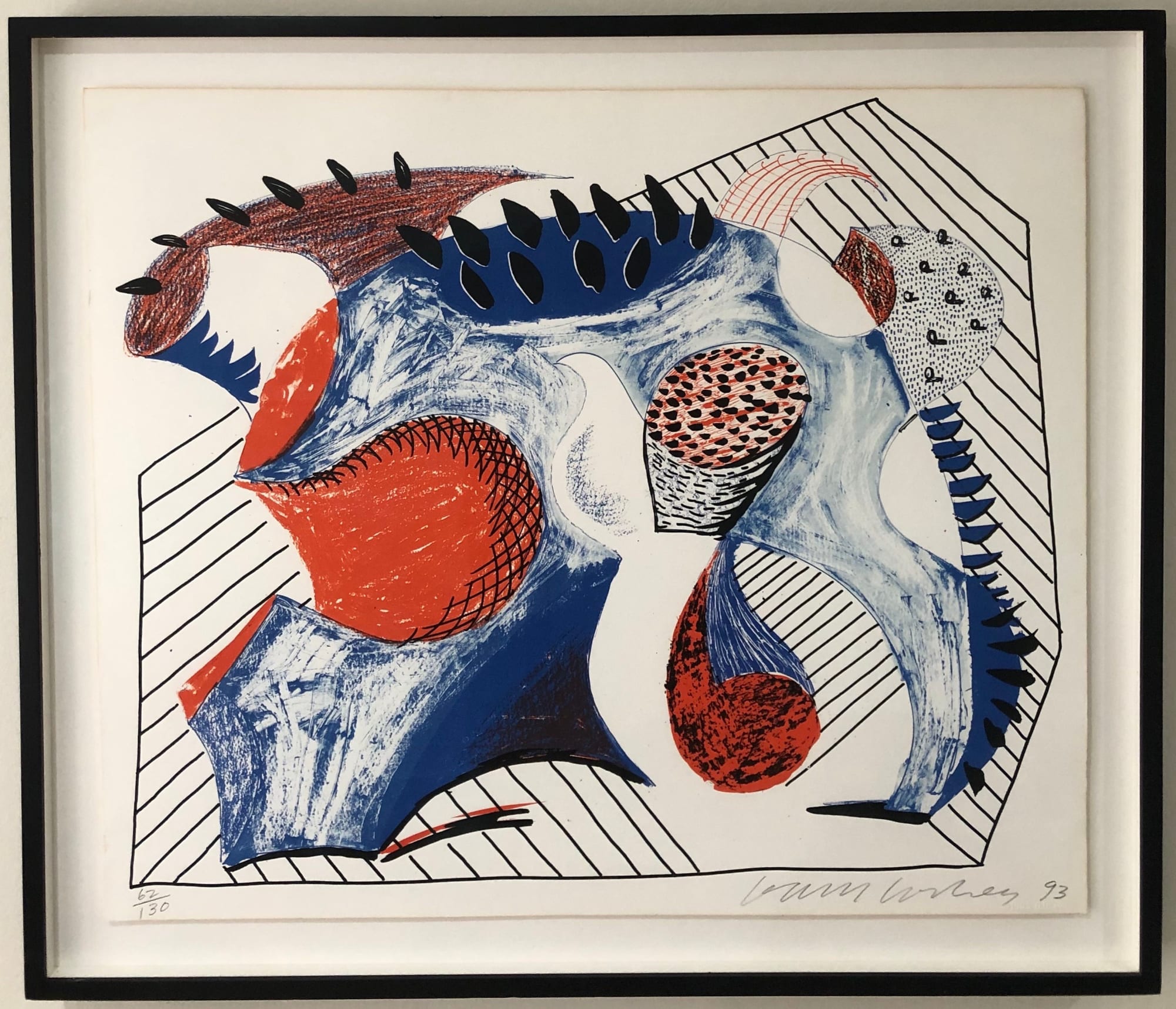 David Hockney, Untitled for Joel Wachs, 1993