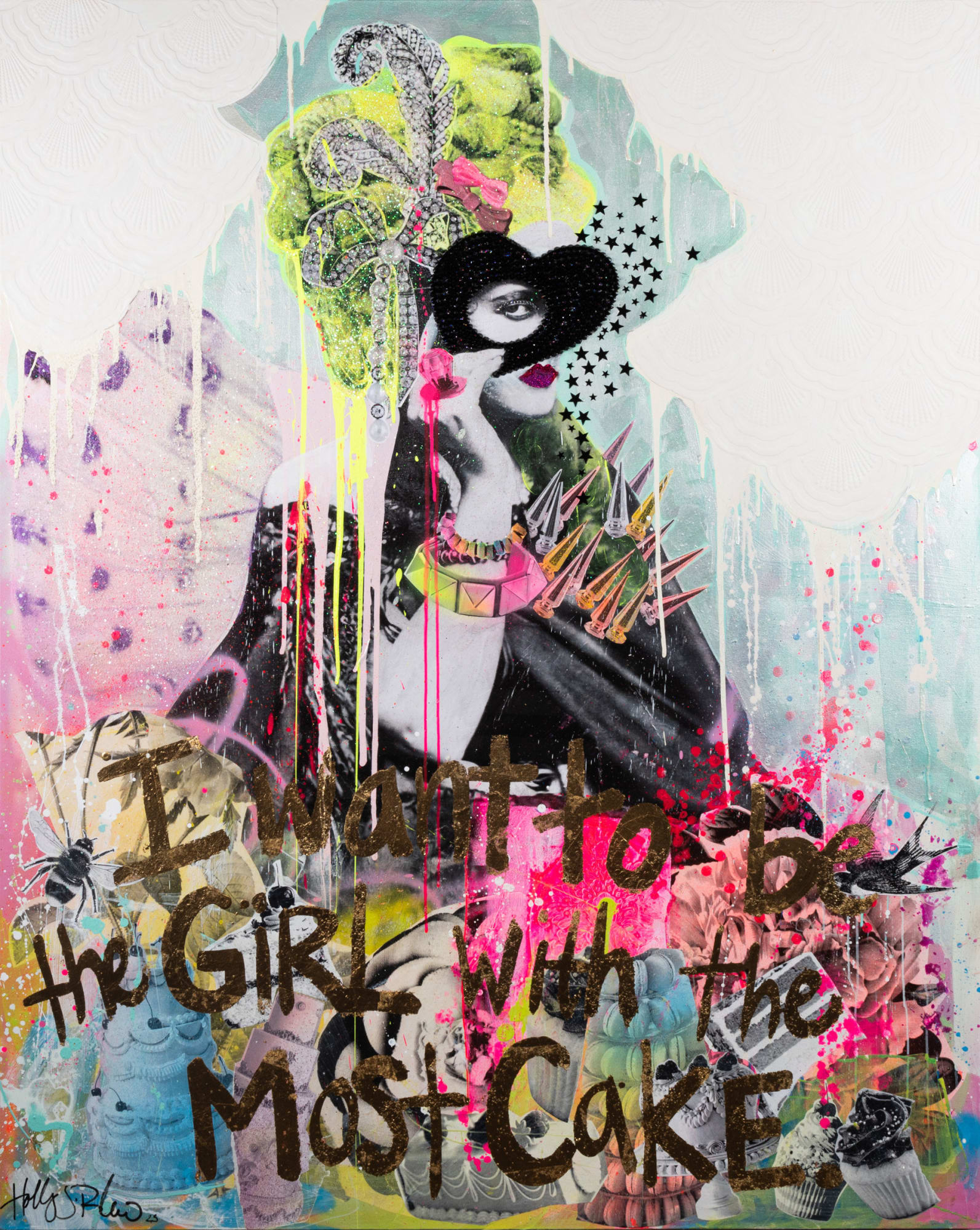 Holly Suzanne Rader, Girl With the Most Cake I, 2023