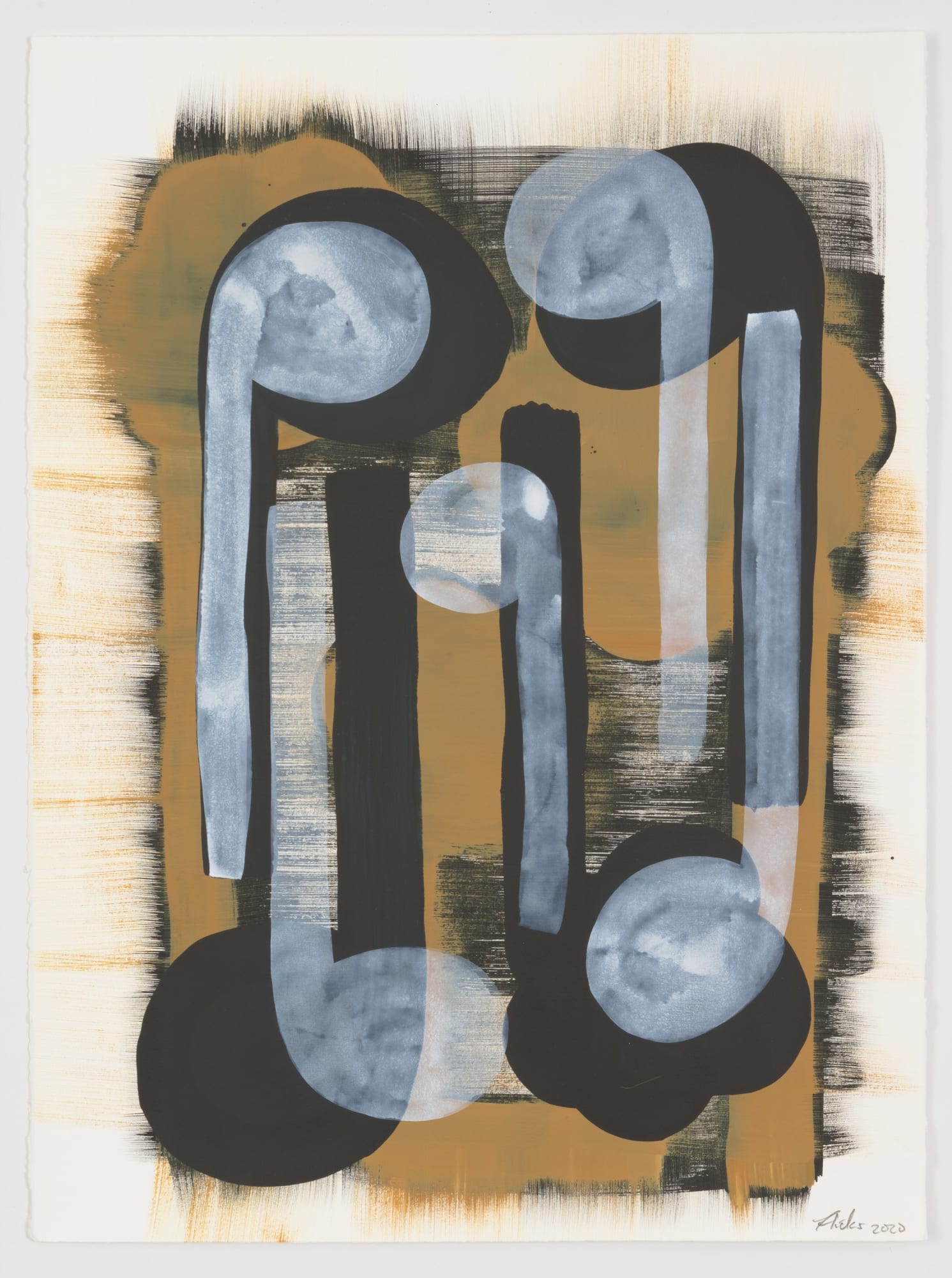 David Hicks, Library Drawing #24, 2020