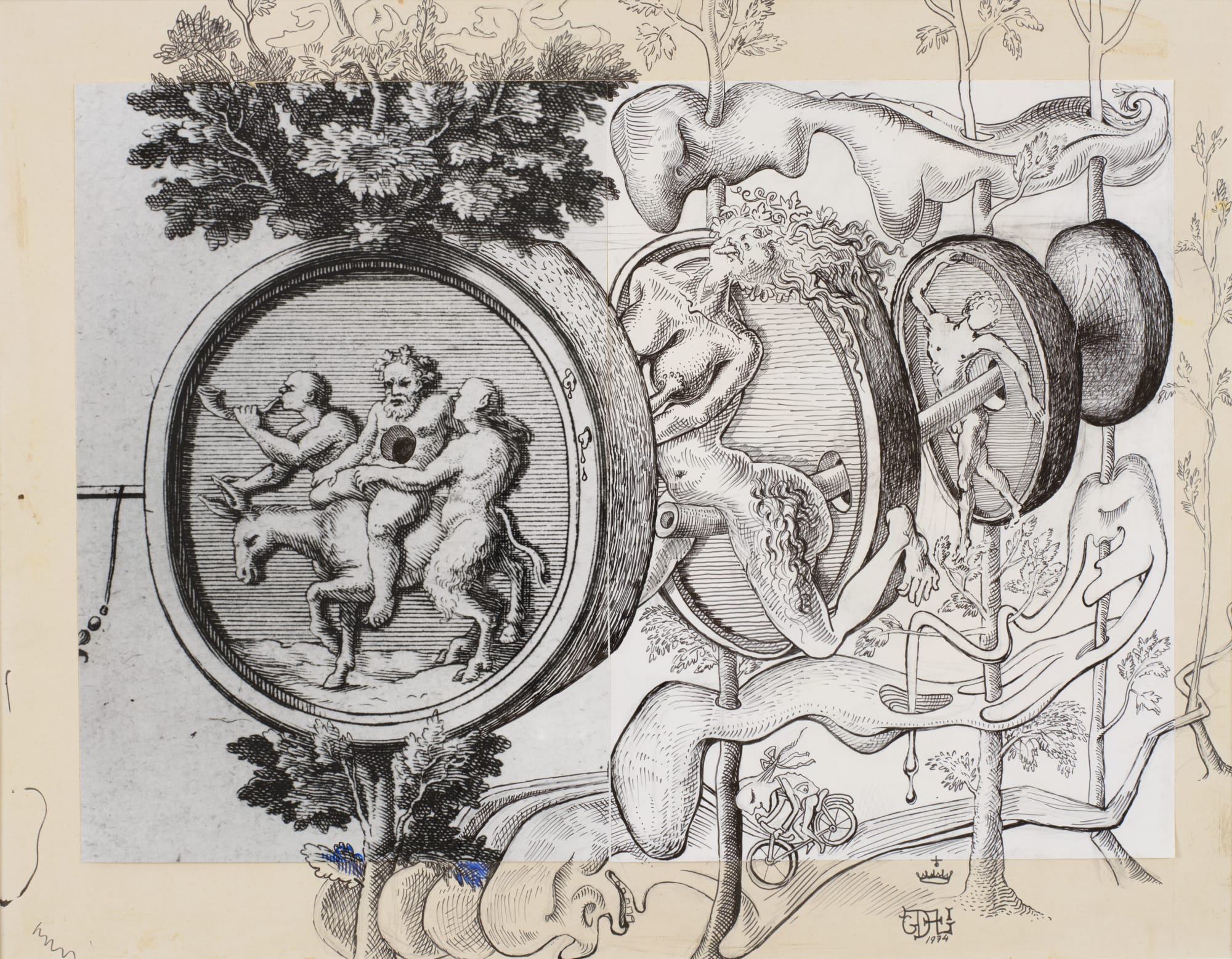 Salvador Dalí, Scène Hallucinatoire (pour Les Vins de Gala) (Hallucinatory Scene [for The Wines of Gala]), 1974