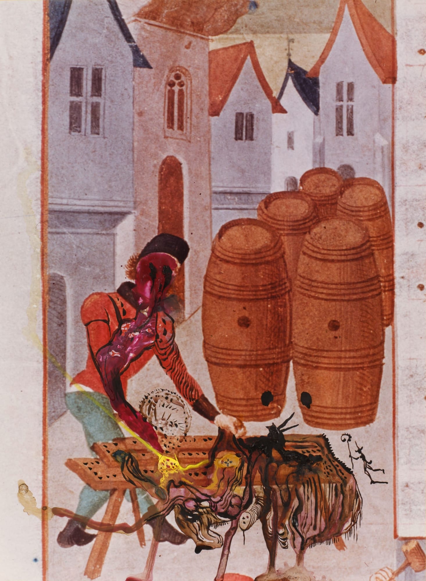 Salvador Dalí, Le Tonnelier (pour Les Vins de Gala) (The Cooper [for The Wines of Gala]), 1976-77 'circa'