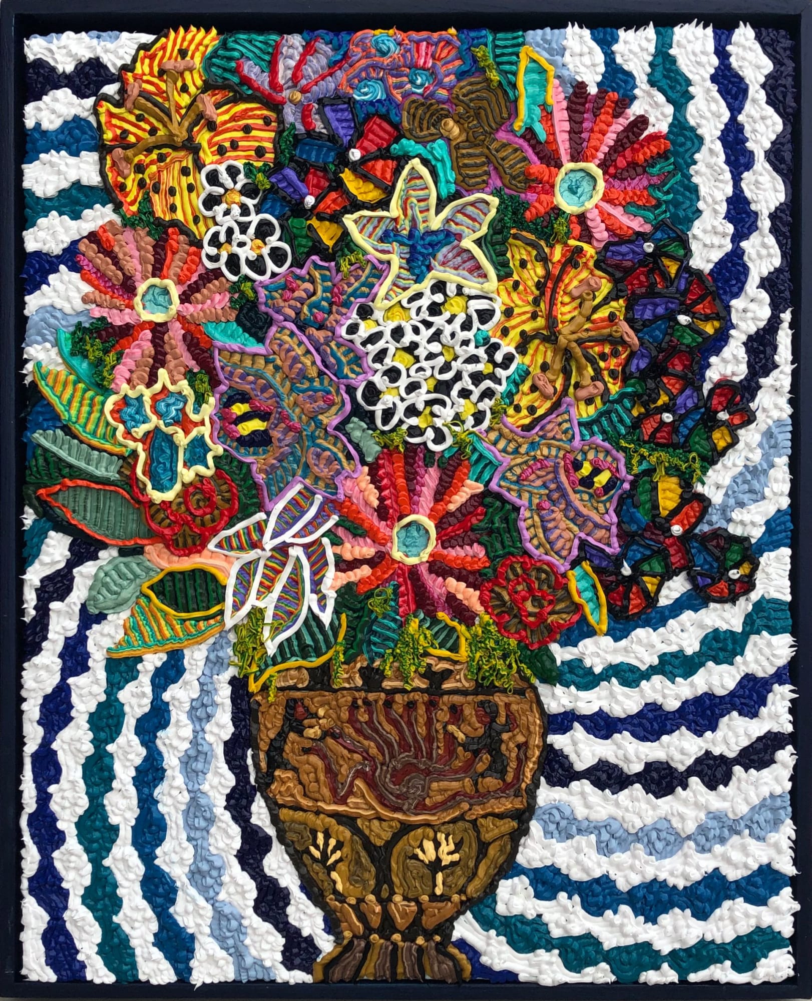 Caroline Larsen, Still Life. Heracles and the Hydra Water Jar (Etruscan, ca 525 BC, Getty Villa), 2019