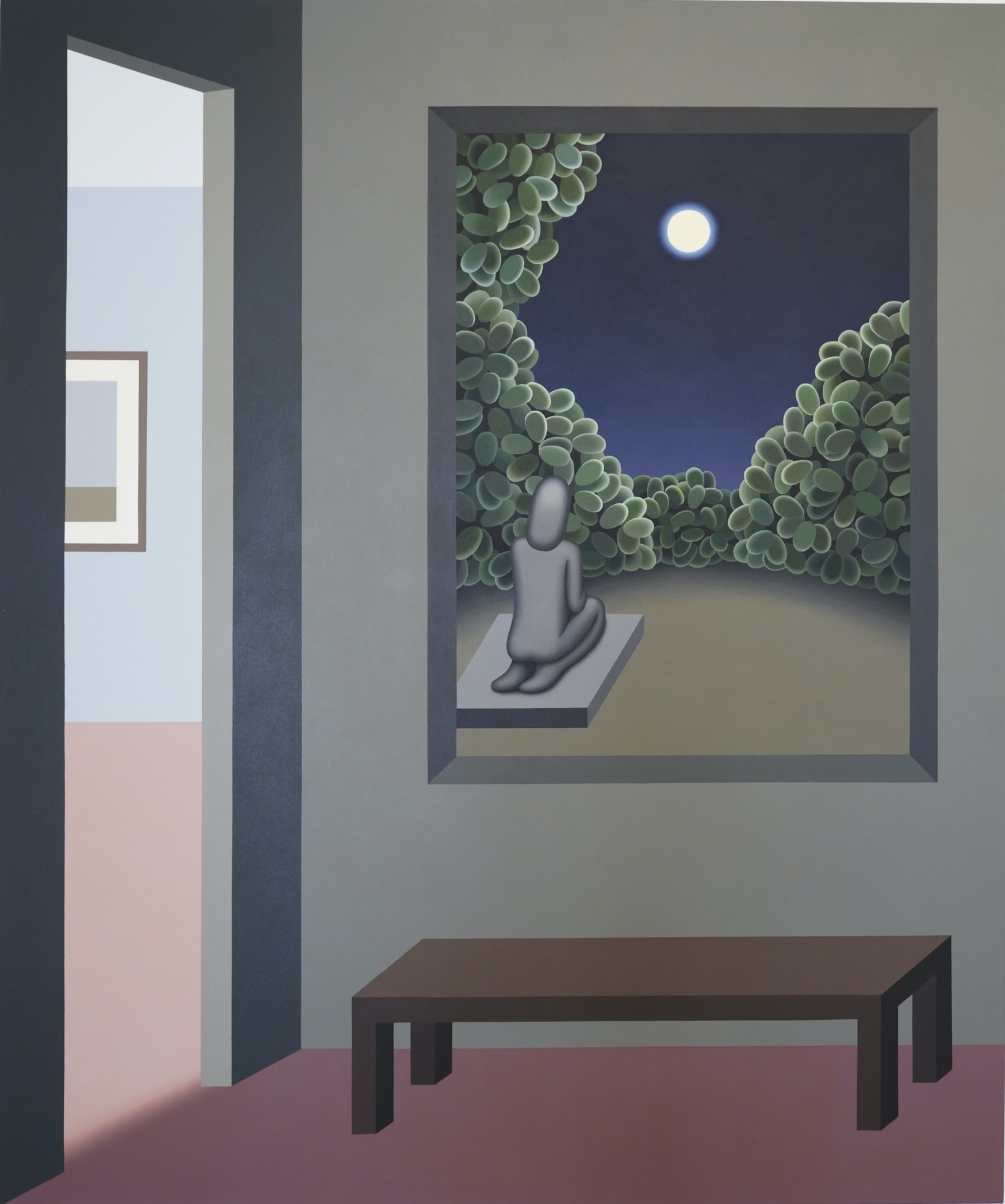 Emily Ludwig Shaffer, A quiet room for the moon, 2021