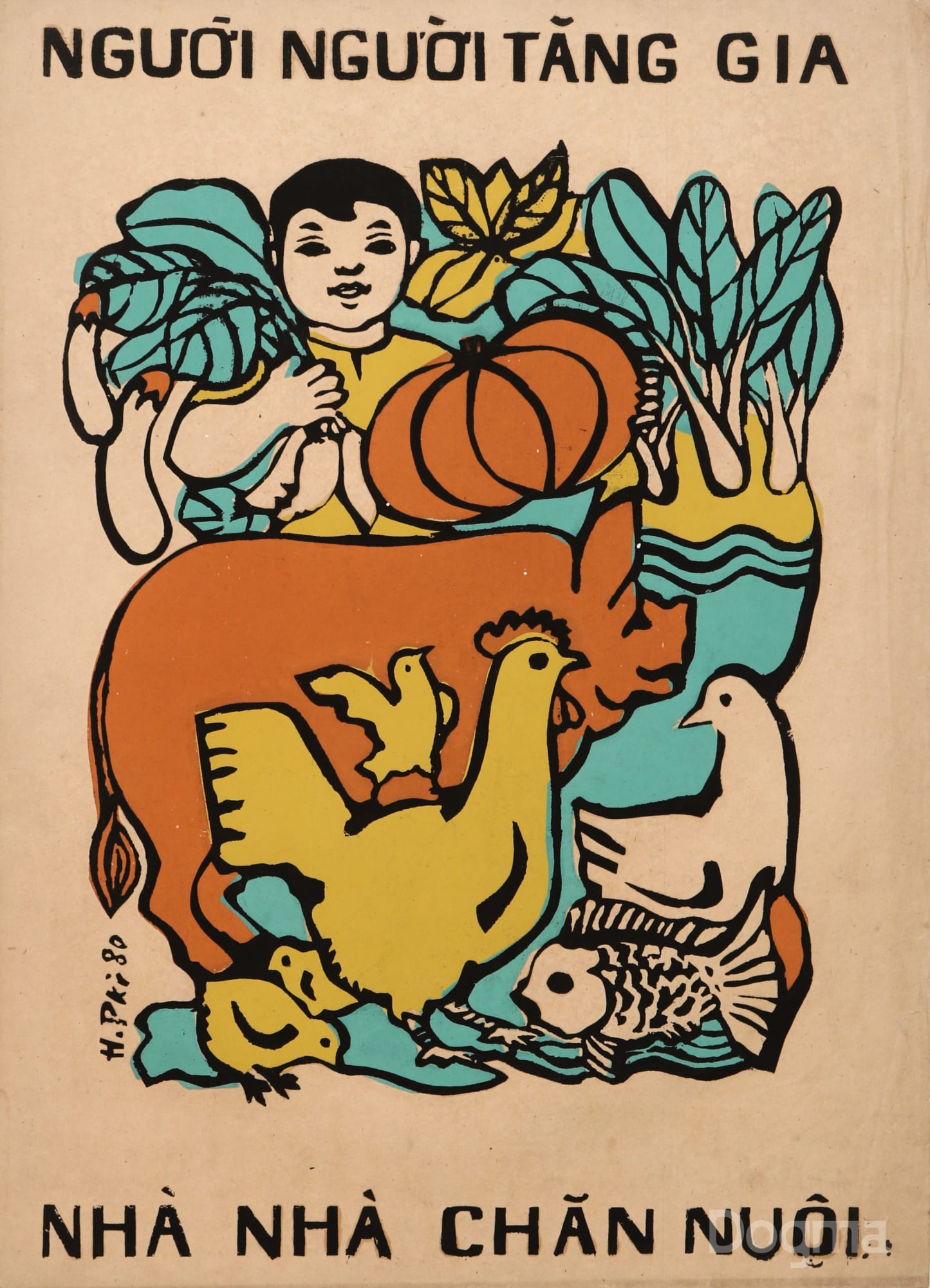 H.Pki, Người người tăng gia. Nhà nhà chăn nuôi, 1980