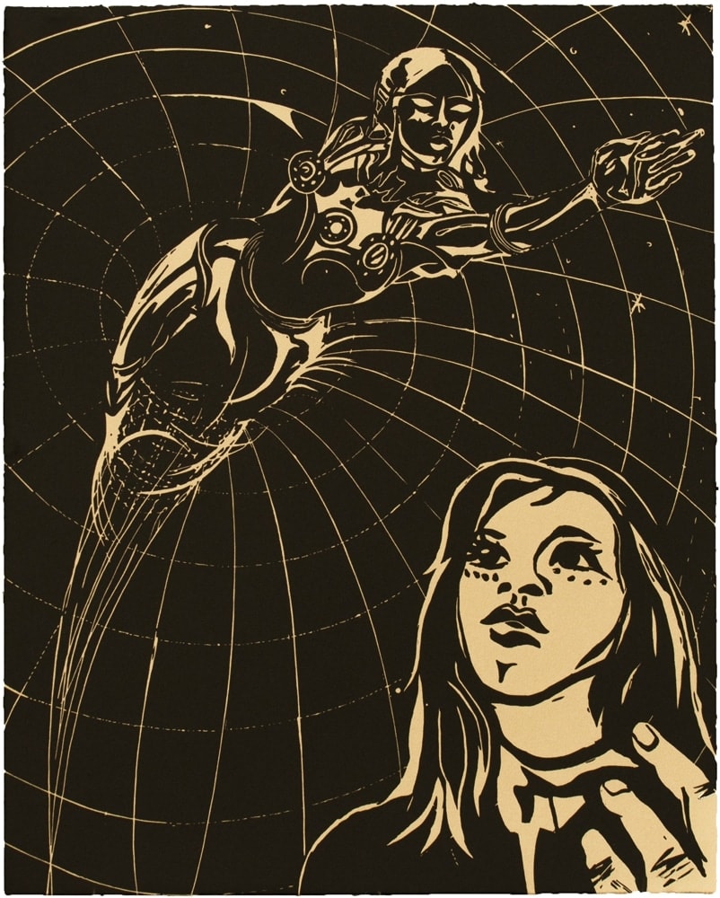 Chitra Ganesh, Sultana's Dream: Event Horizon, 2018