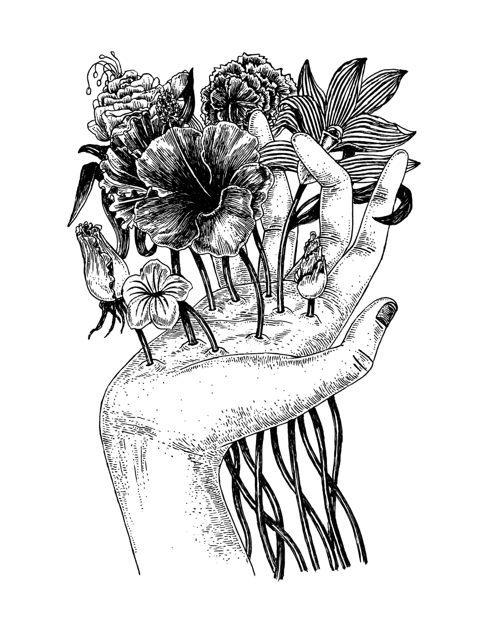 Laurène Boglio, Green Hand, 2019