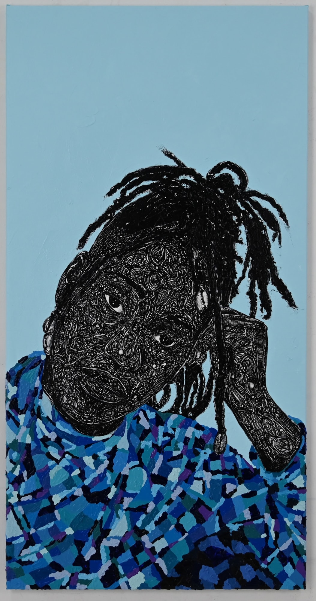 Tyna Adebowale, #BlueQueen #004, 2023