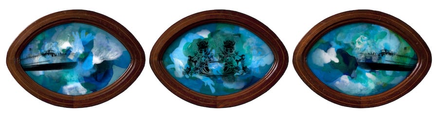 Shiraz Bayjoo, Port Hole (Triptych), 2017